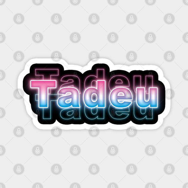 Tadeu Sticker by Sanzida Design